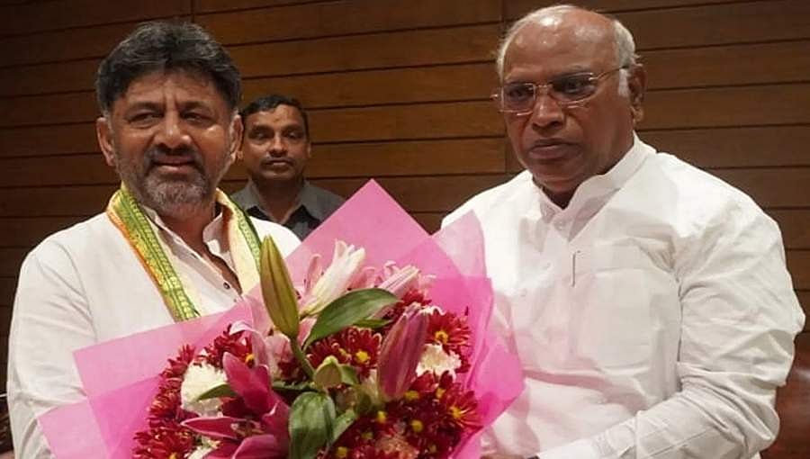 ಡಿ.ಕೆ ಶಿವಕುಮಾರ್ ನೇತೃತ್ವದ ಸಚಿವ ಸಂಪುಟ ರಚನೆಗೆ ಇನ್ನೂ ಪ್ರಸ್ತಾವನೆ ಬಂದಿಲ್ಲ: ಮಲ್ಲಿಕಾರ್ಜುನ ಖರ್ಗೆ