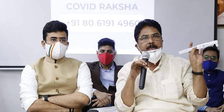 ಬೆಂಗಳೂರು ದಕ್ಷಿಣ ಲೋಕಸಭಾ ವ್ಯಾಪ್ತಿಯಲ್ಲಿ 'ಕೋವಿಡ್ ರಕ್ಷಾ'ಗೆ ಸಂಸದ ತೇಜಸ್ವೀ ಸೂರ್ಯ, ಸಚಿವ ಆರ್ ಅಶೋಕ್ ಚಾಲನೆ