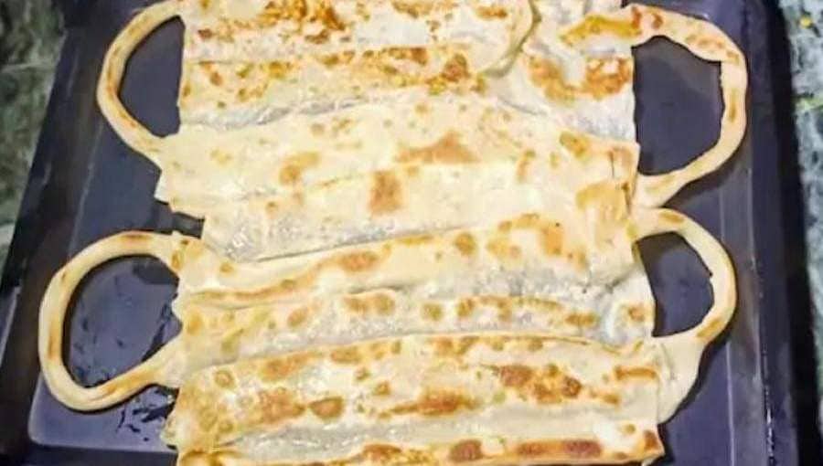ಒಂದು ಪ್ಲೇಟ್ 'ಮಾಸ್ಕ್ ಪರೋಟಾ'!: ಕೋವಿಡ್ ಜಾಗೃತಿಗಾಗಿ ಮದುರೈ ಹೋಟೆಲ್ ನಲ್ಲಿ ತಯಾರಾಯ್ತು 'ಕೊರೋನಾ ಮೆನು'