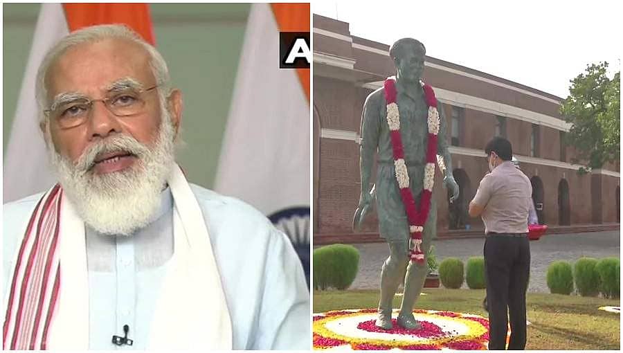 ರಾಷ್ಟ್ರೀಯ ಕ್ರೀಡಾ ದಿನ: ಮೇಜರ್ ಧ್ಯಾನ್ ಚಂದ್ ನೆನೆದ ಪ್ರಧಾನಿ ಮೋದಿ, ಪುತ್ಥಳಿಗೆ ನಮನ ಸಲ್ಲಿಸಿದ ಕ್ರೀಡಾ ಸಚಿವರು