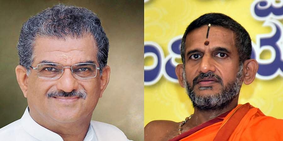 ರಾಮಮಂದಿರ ಭೂಮಿ ಪೂಜೆಗೆ ಪೇಜಾವರ ಶ್ರೀ, ವಿರೇಂದ್ರ ಹೆಗ್ಗಡೆ ಸೇರಿ ರಾಜ್ಯದ ಐವರಿಗೆ ಆಹ್ವಾನ