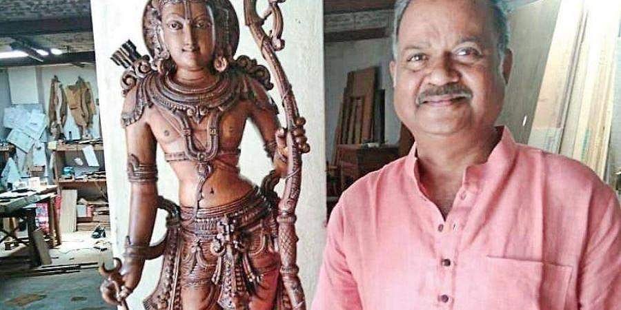 ಅಯೋಧ್ಯೆ ಭೂಮಿಪೂಜೆ: ಪ್ರಧಾನಿ ಮೋದಿಗೆ ಕನ್ನಡಿಗ ರಾಮಮೂರ್ತಿ ಕೈಯಲ್ಲಿ ಅರಳಿದ ಕೋದಂಡರಾಮನ ಮೂರ್ತಿ ಉಡುಗೊರೆ!