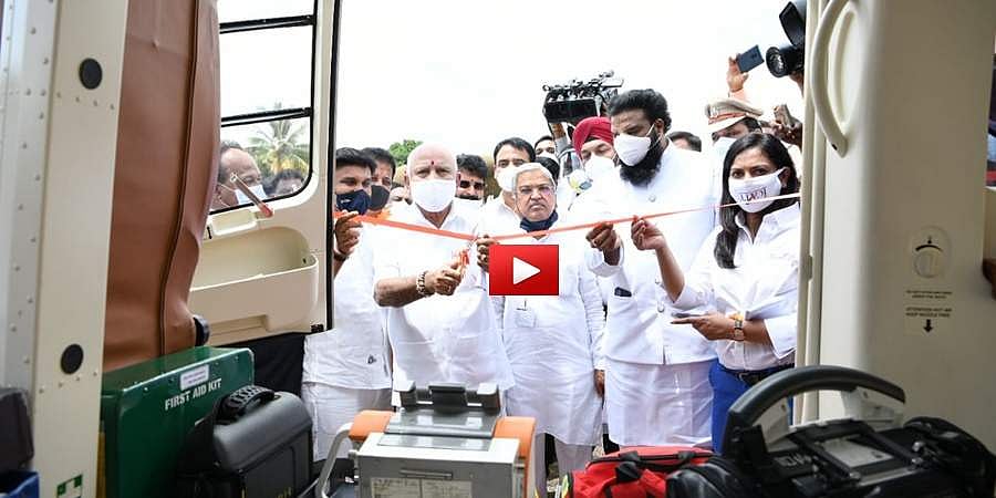 ಭಾರತದ ಮೊದಲ ಸಂಯೋಜಿತ ಏರ್ ಆಂಬ್ಯುಲೆನ್ಸ್ ಸೇವೆ ಉದ್ಘಾಟಿಸಿದ ಸಿಎಂ ಯಡಿಯೂರಪ್ಪ