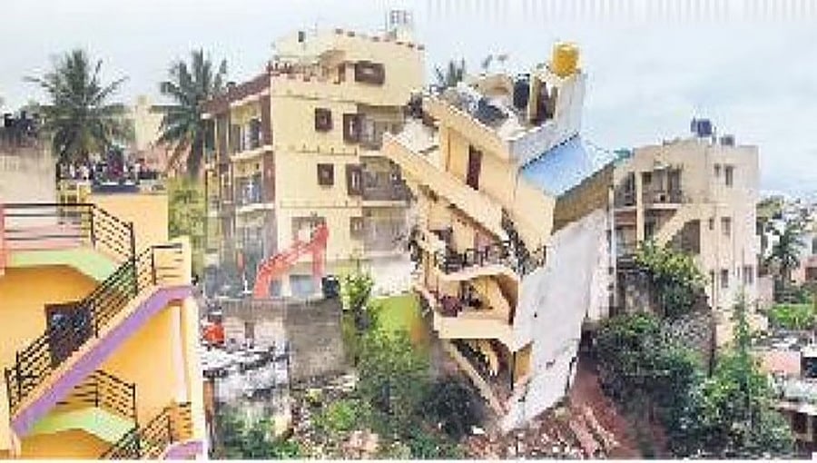 ನಗರದಲ್ಲಿರುವ 404 ಕಟ್ಟಡಗಳು ದುರ್ಬಲ: ಬಿಬಿಎಂಪಿ ಸಮೀಕ್ಷೆಯಲ್ಲಿ ಬಹಿರಂಗ 