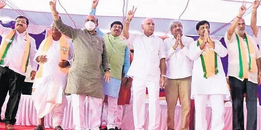 ಉಪಚುನಾವಣೆ: ಕಾಂಗ್ರೆಸ್ ವಿರುದ್ಧ ಮುಗಿಬಿದ್ದ ಸಿಎಂ, ಮಾಜಿ ಸಿಎಂ
