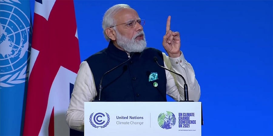 COP26 ಶೃಂಗಸಭೆ: ಜಾಗತಿಕ ತಾಪಮಾನ ಬದಲಾವಣೆಯಿಂದ ಕೃಷಿ ಮೇಲೆ ವ್ಯತಿರಿಕ್ತ ಪರಿಣಾಮ- ಪ್ರಧಾನಿ ಮೋದಿ ಕಳವಳ