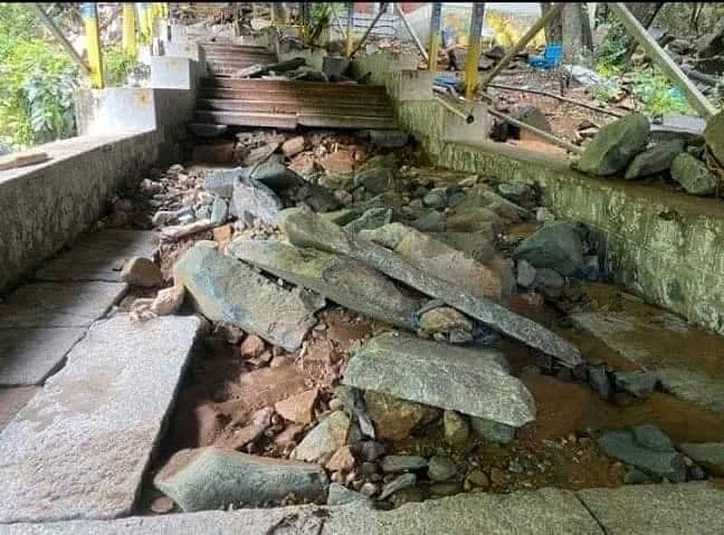ಅಲಿಪಿರಿಯಲ್ಲಿ ಪ್ರವಾಹ ಅವಶೇಷ
