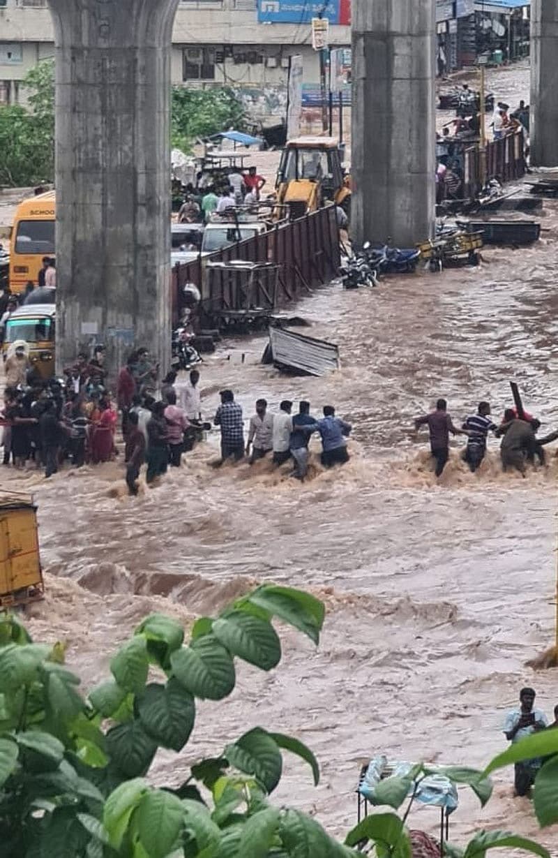 ತಿರುಪತಿ ನಗರದಲ್ಲಿ ಪ್ರವಾಹ