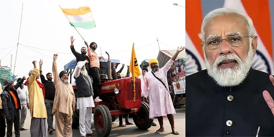3 ಕೃಷಿ ಕಾಯ್ದೆಗಳ ರದ್ದತಿ ಮಸೂದೆಗೆ ಕೇಂದ್ರ ಸಚಿವ ಸಂಪುಟ ಅನುಮೋದನೆ!