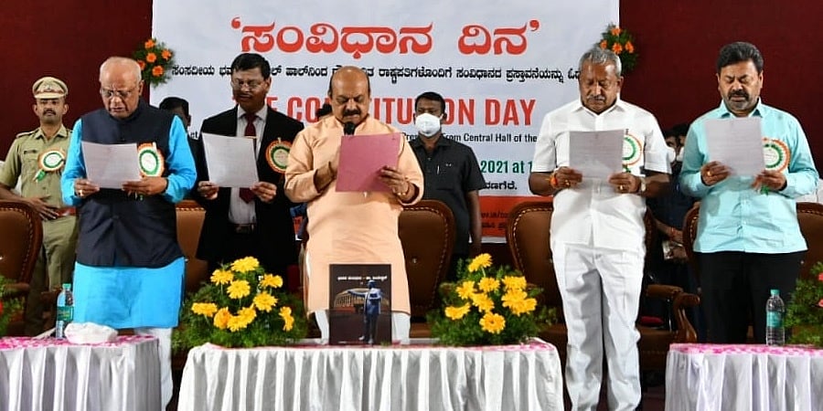 ಸರ್ಕಾರ ವಜಾ ಮಾಡುವಂತೆ ರಾಜ್ಯಪಾಲರಿಗೆ ವಿಪಕ್ಷಗಳ ದೂರು ಹಾಸ್ಯಾಸ್ಪದ: ಸಿಎಂ ಬೊಮ್ಮಾಯಿ