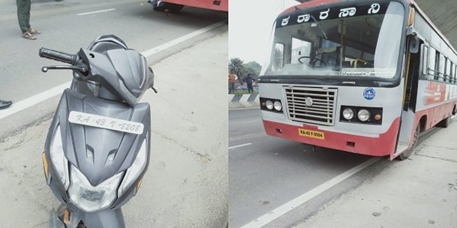 ಬೆಂಗಳೂರು: ಕೆಎಸ್ ಆರ್ ಟಿಸಿ ಬಸ್ ಹರಿದು ದ್ವಿಚಕ್ರ ವಾಹನ ಸವಾರ ಸಾವು