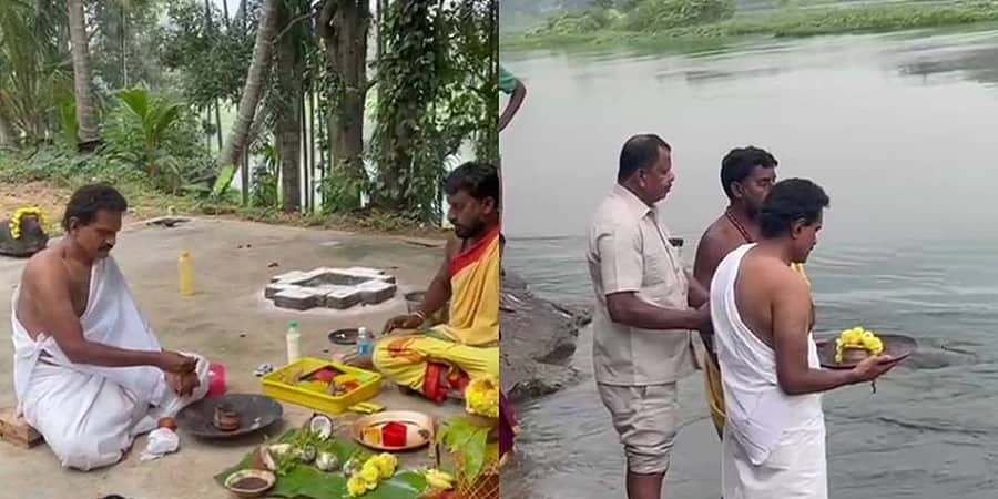ಸಮಾಧಿ ಬಳಿ ಪುನೀತ್ ಪುಣ್ಯ ಸ್ಮರಣೆ: ನಟ ವಿನೋದ್ ರಾಜ್ ರಿಂದ ಅಪ್ಪುಗೆ ಪಿಂಡ ಪ್ರದಾನ