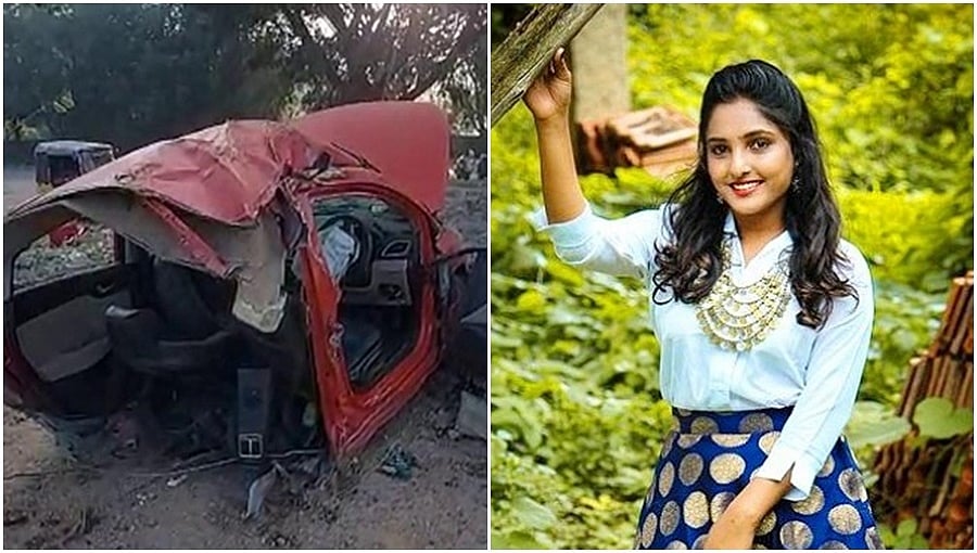 ಭೀಕರ ಅಪಘಾತದಲ್ಲಿ ಕಾರು ಎರಡು ತುಂಡು: ಕಲಾವಿದೆಯರು ಸೇರಿ ಮೂವರ ದುರ್ಮರಣ
