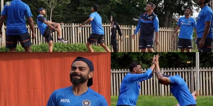 ರಾಹುಲ್ ದ್ರಾವಿಡ್ ಜೊತೆಗೆ 'ಫುಟ್ ವಾಲಿ' ಆಡಿ ಎಂಜಾಯ್ ಮಾಡಿದ ಟೀಂ ಇಂಡಿಯಾ ಆಟಗಾರರು: ವಿಡಿಯೋ