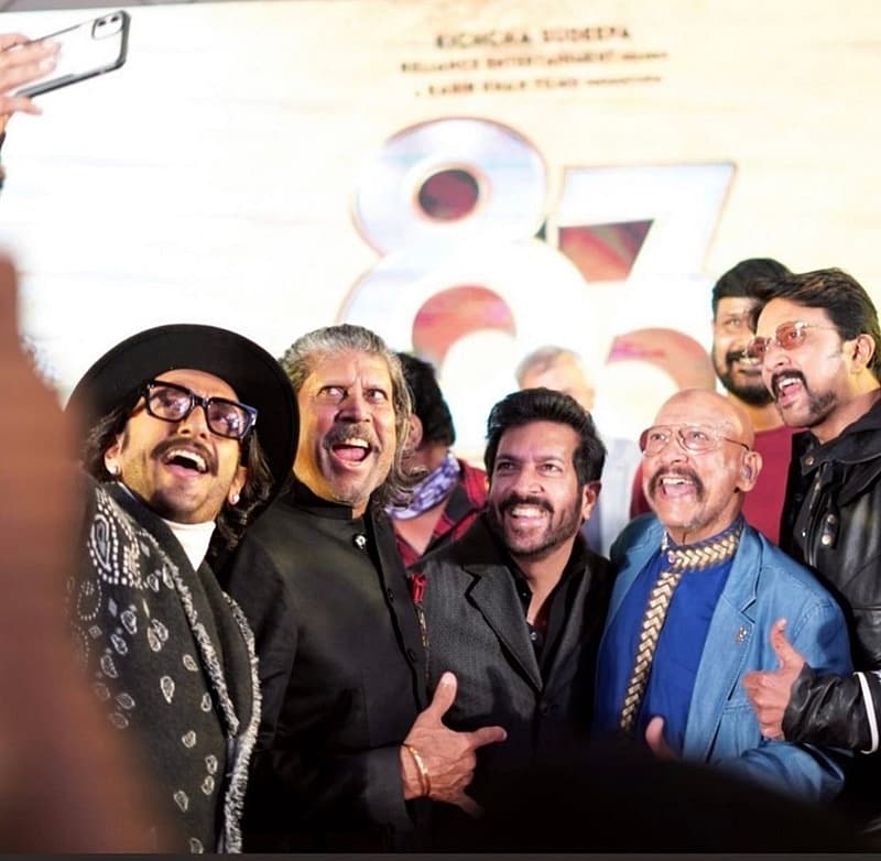 ಡಿಸೆಂಬರ್ 24ರಂದು ಐದು ಭಾಷೆಗಳಲ್ಲಿ 83 ಬಿಡುಗಡೆಯಾಗುತ್ತಿದ್ದು ಚಿತ್ರವನ್ನು ಕಬೀರ್ ಖಾನ್ ನಿರ್ದೇಶಿಸಿದ್ದಾರೆ.