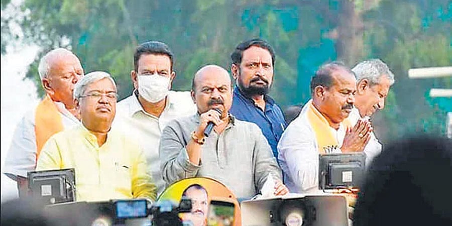 ಸ್ವಕ್ಷೇತ್ರ ಹಾವೇರಿಯಲ್ಲೇ ಸಿಎಂ ಬೊಮ್ಮಾಯಿಗೆ ಹಿನ್ನಡೆ; ಕಾಂಗ್ರೆಸ್ ಕಮಾಲ್, ಬಂಕಾಪುರ, ಗುತ್ತಲ ಪಟ್ಟಣ ಪಂಚಾಯಿತಿ ಕೈ ತೆಕ್ಕೆಗೆ