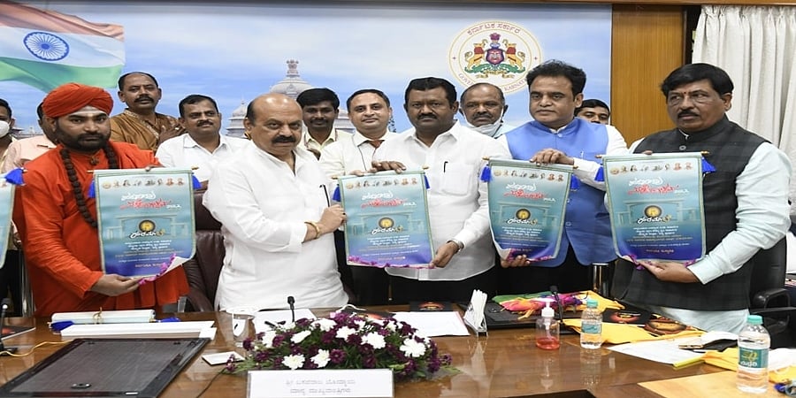 ಪಂಚಮ ಸಾಲಿ ಸಮುದಾಯ ಮೀಸಲಾತಿಗೆ ಸೂಕ್ತ ನಿರ್ಣಯ; ದಕ್ಷಿಣದಲ್ಲಿ ತುಂಗಾ ಆರತಿ ಮಂಟಪ ನಿರ್ಮಾಣ: ಬೊಮ್ಮಾಯಿ