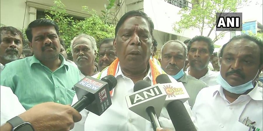 ಪುದುಚೇರಿಯಲ್ಲಿ ಕಾಂಗ್ರೆಸ್- ಡಿಎಂಕೆ ಸರ್ಕಾರಕ್ಕೆ ವಿಶ್ವಾಸಮತದಲ್ಲಿ ಸೋಲು: ಮುಖ್ಯಮಂತ್ರಿ ರಾಜೀನಾಮೆ