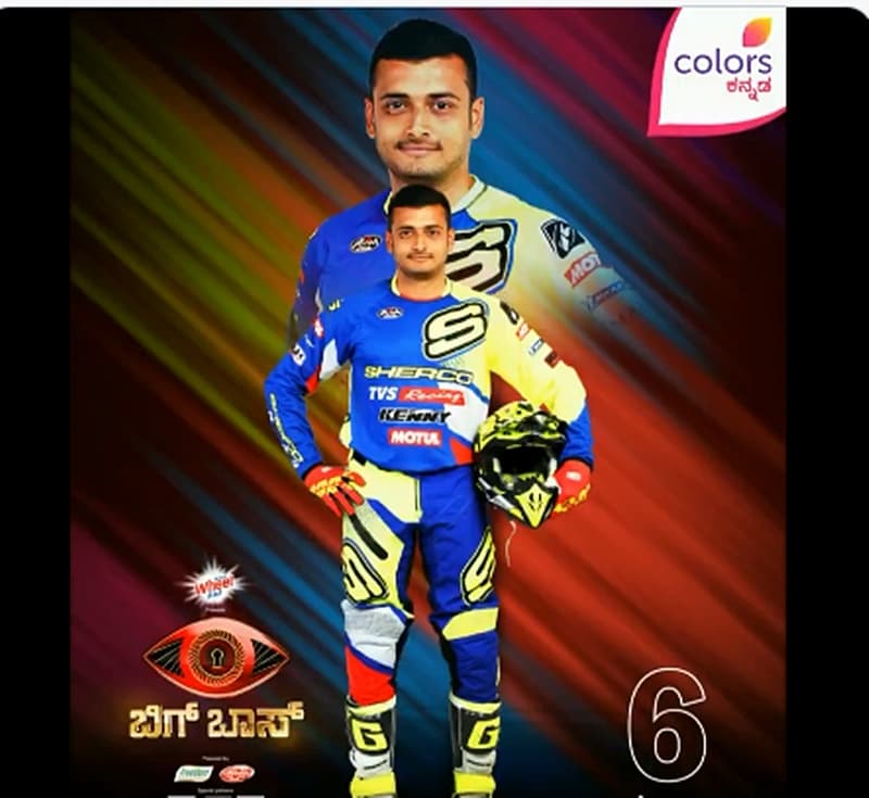 ಆರನೇ ಅಭ್ಯರ್ಥಿಯಾಗಿ ಉಡುಪಿ ಮೂಲಕ ಬೈಕ್ ರೇಸರ್ ಅರವಿಂದ್ ಕೆ. ಪಿ. ಪ್ರವೇಶ ಪಡೆದಿದ್ದಾರೆ.