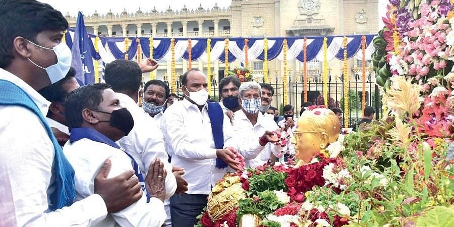 ಅಂಬೇಡ್ಕರ್ ಸಮಾನತೆಯ ನಿಜವಾದ ಹೋರಾಟಗಾರ, ಸಮಸ್ತ ಶೋಷಿತರ ಧ್ವನಿ: ಸಂಸದ ಎ ನಾರಾಯಣಸ್ವಾಮಿ