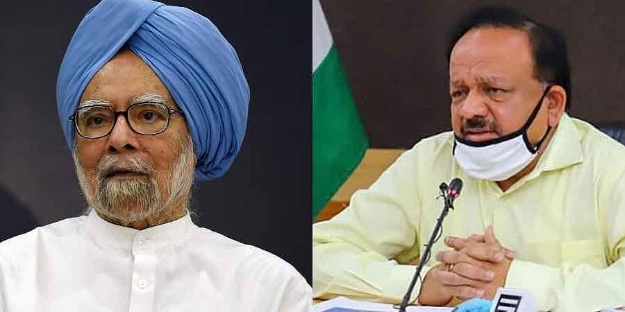 ಕೊರೋನಾ ಪರಿಸ್ಥಿತಿ ನಿರ್ವಹಣೆ: ಪ್ರಧಾನಿಗೆ ಪತ್ರ ಬರೆದ ಮನ್ ಮೋಹನ್ ಸಿಂಗ್ ವಿರುದ್ಧ ಹರ್ಷವರ್ಧನ್ ವಾಗ್ದಾಳಿ