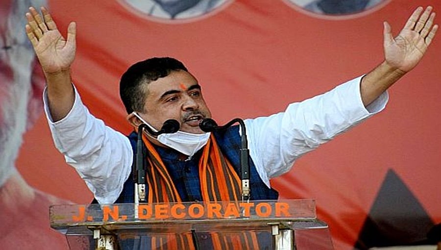 'ದ್ವೇಷ ಭಾಷಣ': ಪಶ್ಚಿಮ ಬಂಗಾಳ ಬಿಜೆಪಿ ನಾಯಕ ಸುವೇಂದು ಅಧಿಕಾರಿಗೆ ಚುನಾವಣಾ ಆಯೋಗ ನೋಟೀಸ್