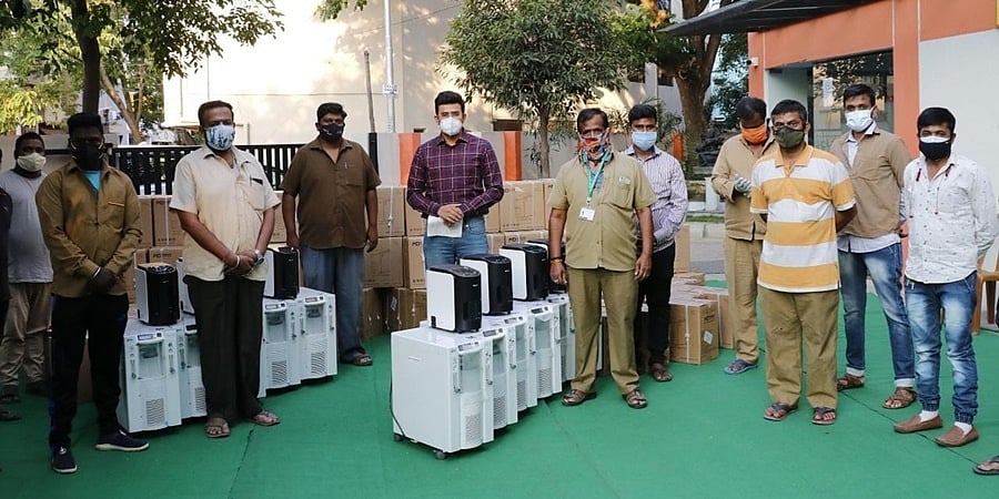ಎಂ.ಪಿ. ಆಕ್ಸಿ ಬ್ಯಾಂಕ್ ಗೆ ಸಂಸದ ತೇಜಸ್ವೀ ಸೂರ್ಯ ಚಾಲನೆ