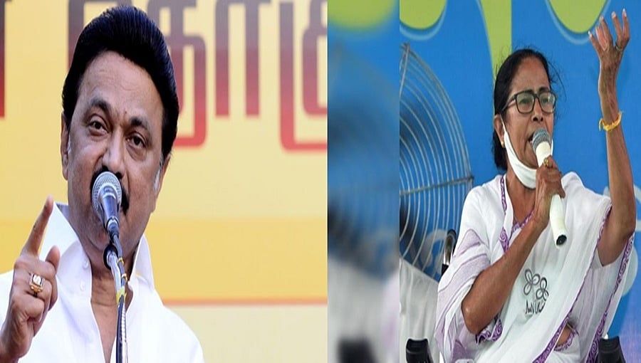 ಬಂಗಾಳದಲ್ಲಿ ಟಿಎಂಸಿ, ತಮಿಳುನಾಡಿನಲ್ಲಿ ಡಿಎಂಕೆ ಗೆಲುವಿನತ್ತ ದಾಪುಗಾಲು..!!