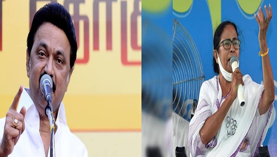 ಬಂಗಾಳದಲ್ಲಿ ಟಿಎಂಸಿ, ತಮಿಳುನಾಡಿನಲ್ಲಿ ಡಿಎಂಕೆ ಗೆಲುವಿನತ್ತ ದಾಪುಗಾಲು..!!