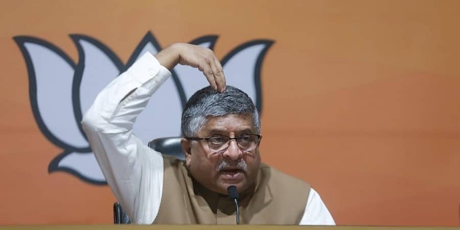 ಯುಎಸ್ ಹಕ್ಕುಸ್ವಾಮ್ಯ ಕಾಯ್ದೆ ಪಾಲಿಸುವುದಾದರೆ ಭಾರತೀಯ ಕಾನೂನುಗಳ ಬಗ್ಗೆಯೂ ತಿಳಿದುಕೊಳ್ಳಿ: ರವಿಶಂಕರ್ ಪ್ರಸಾದ್