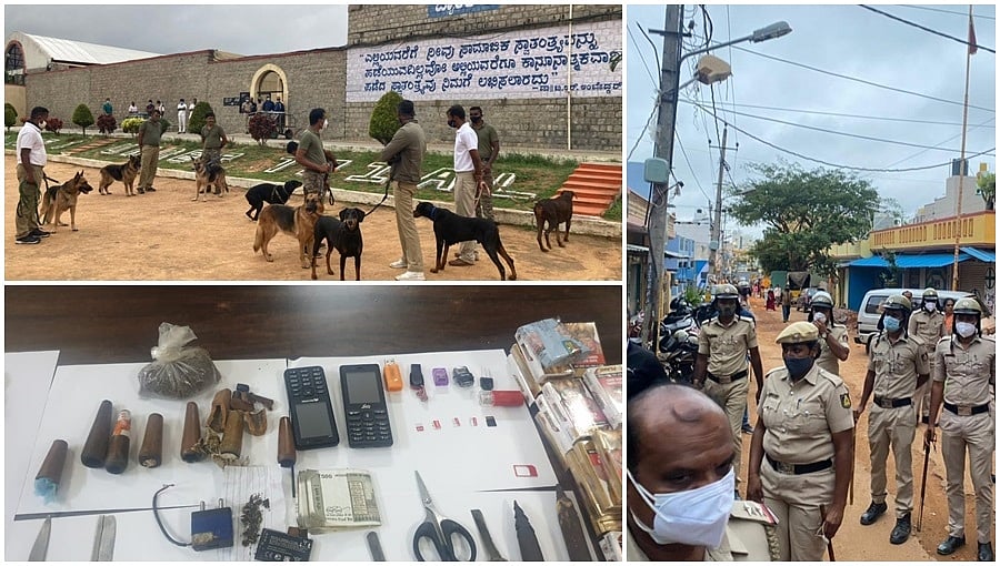 ಪರಪ್ಪನ ಅಗ್ರಹಾರ ಕೇಂದ್ರ ಕಾರಾಗೃಹ, ರೌಡಿಗಳ ನಿವಾಸ ಮೇಲೆ ಸಿಸಿಬಿ ದಾಳಿ; ಹಲವು ವಸ್ತುಗಳು ವಶ