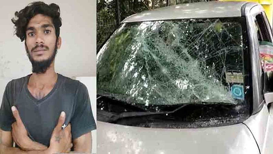 ಬೆಂಗಳೂರು: ಭಗ್ನ ಪ್ರೇಮಿಯಿಂದ ಏಳು ಕಾರುಗಳ ಮೇಲೆ ದಾಳಿ