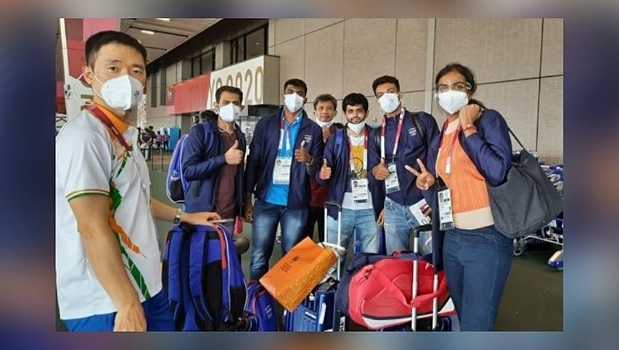 ಒಲಿಂಪಿಕ್ಸ್ 2021: 88 ಭಾರತೀಯ ಕ್ರೀಡಾಪಟುಗಳ ತಂಡ ಟೊಕಿಯೋಗೆ ಆಗಮನ