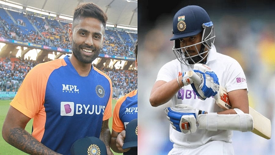 ಇಂಗ್ಲೆಂಡ್ ಪ್ರವಾಸ: ಲಂಡನ್ನಲ್ಲಿರುವ ಟೀಂ ಇಂಡಿಯಾ ತಂಡವನ್ನು ಸೇರಲಿರುವ ಸೂರ್ಯಕುಮಾರ್, ಪೃಥ್ವಿ ಶಾ!