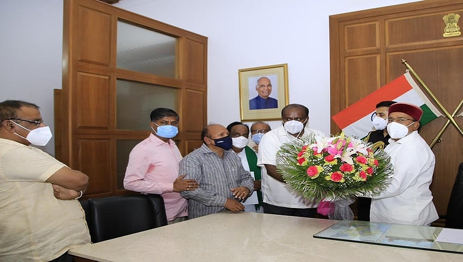 ರಾಜ್ಯದ ನೀರಾವರಿ ಯೋಜನೆಗಳಿಗೆ ಕೇಂದ್ರದ ಅನುಮೋದನೆಗಾಗಿ ರಾಷ್ಟ್ರಪತಿಗಳಿಗೆ ಜೆಡಿಎಸ್ ನಿಂದ ಪ್ರಸ್ತಾವನೆ ಸಲ್ಲಿಕೆ