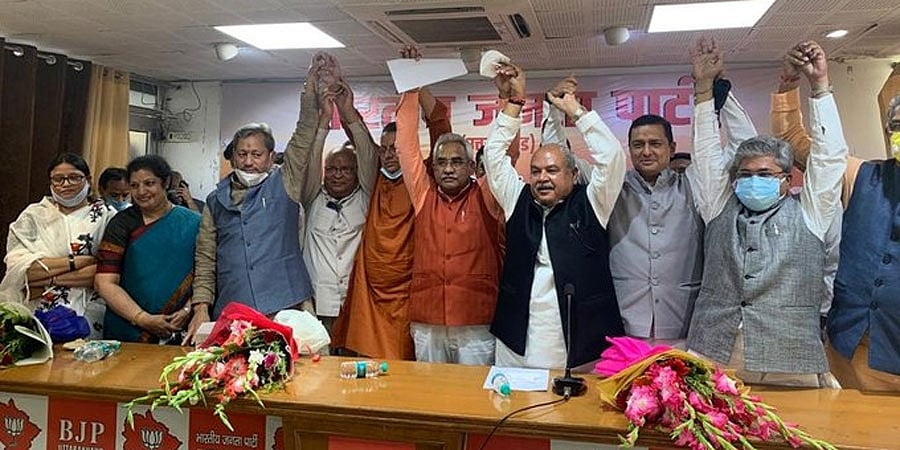 ಉತ್ತರಾಖಂಡ ನೂತನ ಸಿಎಂ ಆಗಿ ಬಿಜೆಪಿ ಹಿರಿಯ ನಾಯಕ ಪುಷ್ಕರ್ ಸಿಂಗ್ ಧಮಿ ಆಯ್ಕೆ