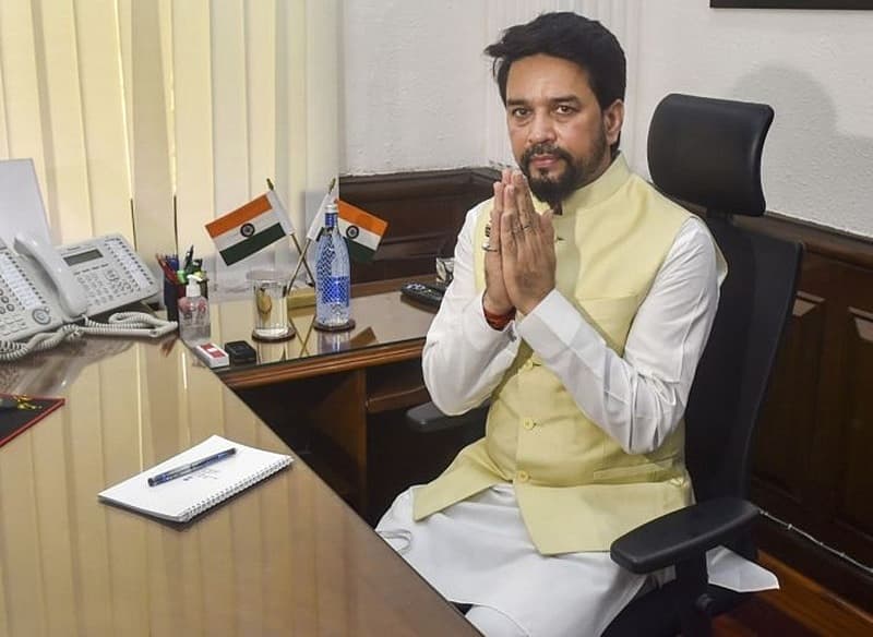 ಕೇಂದ್ರ ಮಾಹಿತಿ ಮತ್ತು ಪ್ರಸಾರ ಖಾತೆ ನೂತನ ಸಚಿವ ಅನುರಾಗ್ ಸಿಂಗ್ ಠಾಕೂರ್
