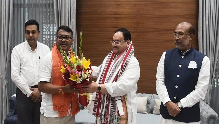 ಮಣಿಪುರ ಕಾಂಗ್ರೆಸ್ ಮಾಜಿ ಅಧ್ಯಕ್ಷ ಗೋವಿಂದಾಸ್ ಕೊಂತೌಜಮ್ ಬಿಜೆಪಿ ಸೇರ್ಪಡೆ