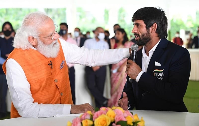 ಭಜರಂಗ್ ಪುನಿಯಾ ಜೊತೆ