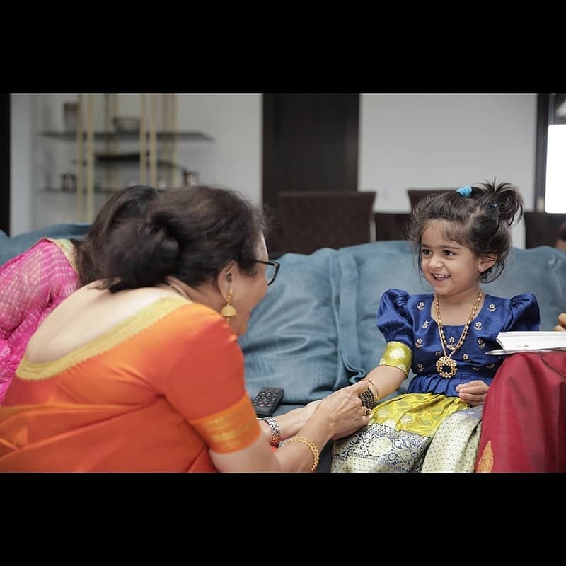 ಮಗಳ ಆರ್ಯ ಜೊತೆ ರಾಧಿಕಾ ಪಂಡಿತ್