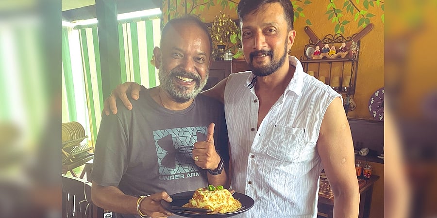 ಸುದೀಪ್ ಕೈರುಚಿ ಸವಿದ ತಮಿಳು ಚಿತ್ರ ನಿರ್ದೇಶಕ ವೆಂಕಟ್ ಪ್ರಭು!