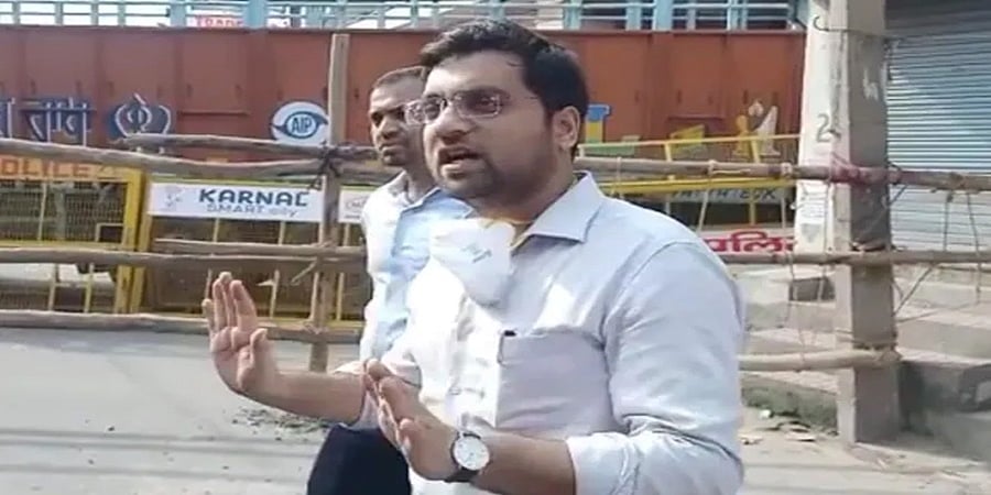 ಹರ್ಯಾಣ: 'ರೈತರ ತಲೆಯನ್ನು ಒಡೆಯಿರಿ' ಪೊಲೀಸರಿಗೆ ಉಪವಿಭಾಗಾಧಿಕಾರಿ ನಿರ್ದೇಶನದ ವಿಡಿಯೋ ವೈರಲ್!