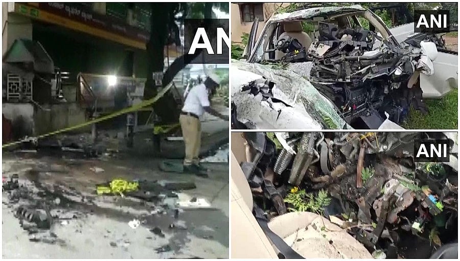 ಬೆಂಗಳೂರಿನಲ್ಲಿ ಭೀಕರ ರಸ್ತೆ ಅಪಘಾತ: ಹೊಸೂರಿನ ಡಿಎಂಕೆ ಶಾಸಕರ ಪುತ್ರ-ಭಾವಿ ಸೊಸೆ ಸೇರಿ 7 ಮಂದಿ ದುರ್ಮರಣ