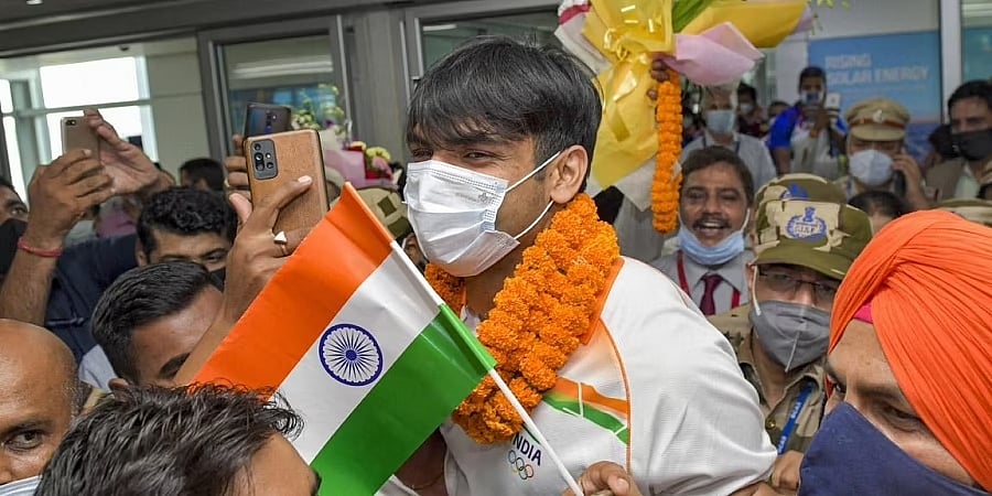 ಭಾರತಕ್ಕೆ ಮರಳಿದ ಟೋಕಿಯೋ ಒಲಿಂಪಿಕ್ಸ್ ಪದಕ ಸಾಧಕರಿಗೆ ಹೃದಯಸ್ಪರ್ಶಿ ಸ್ವಾಗತ