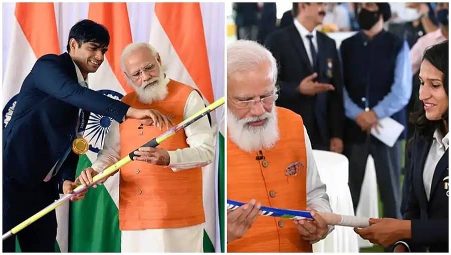 ಭವಾನಿ ದೇವಿ ಕತ್ತಿಗೆ 10 ಕೋಟಿ ರೂ.; ನೀರಜ್ ಜಾವಲಿನ್ ಗೆ 1.20 ಕೋಟಿ ರೂ. ತಲುಪಿದ ಬಿಡ್!