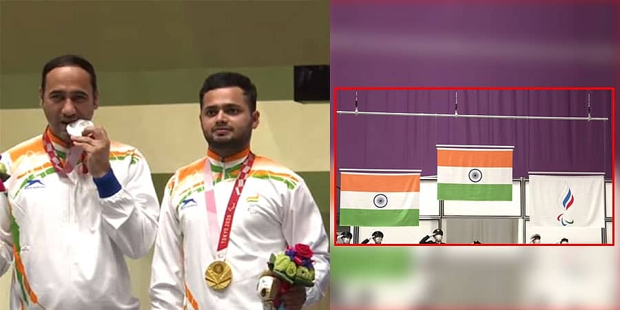 ಟೋಕಿಯೊ ಪ್ಯಾರಾಲಿಂಪಿಕ್ಸ್: ಇತಿಹಾಸ ಬರೆದ ಭಾರತದ ಶೂಟರ್ ಗಳು, ಮನೀಶ್ ನರ್ವಾಲ್ ಗೆ ಚಿನ್ನ, ಸಿಂಗರಾಜ್ ಗೆ ಬೆಳ್ಳಿ ಪದಕ
