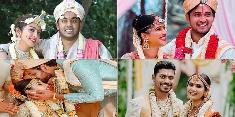 ಹಿನ್ನೋಟ 2021: ಕೋವಿಡ್-19 ಆರ್ಭಟದ ನಡುವೆ ಸರಳವಾಗಿ ಸಪ್ತಪದಿ ತುಳಿದ ಕಲಾವಿದರು!