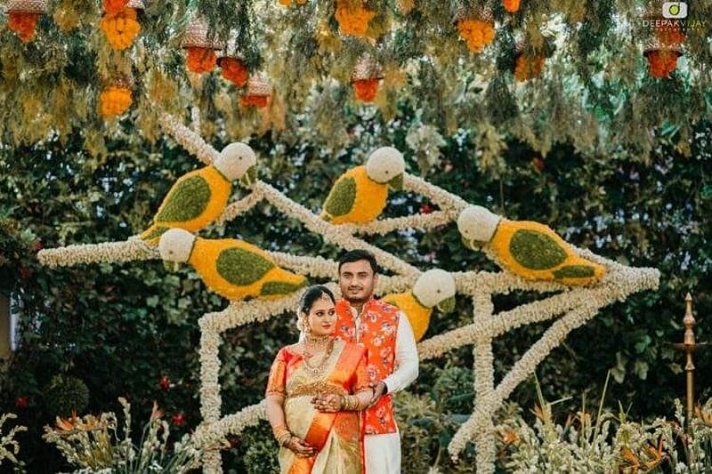 ಅಮೂಲ್ಯ-ಜಗದೀಶ್ ದಂಪತಿ (ಫೋಟೋ ಕೃಪೆ-ಅಮೂಲ್ಯ ಫೇಸ್ ಬುಕ್ ಪೇಜ್)