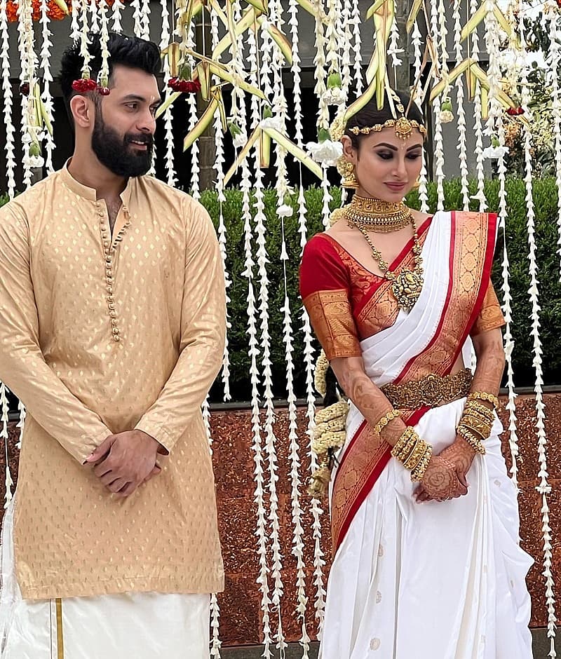 ಮೌನಿ ರಾಯ್-ಸೂರಜ್ ನಂಬಿಯಾರ್ ಮದುವೆ ಫೋಟೋಗಳು