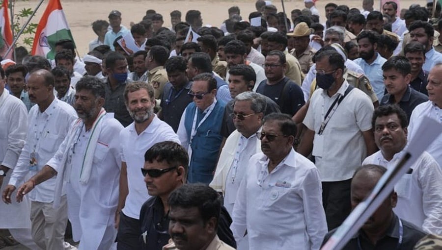 'ಬಿಜೆಪಿ ಮಾಡಿದ ಉತ್ತಮ ರಸ್ತೆಯಲ್ಲಿ ಕಾಂಗ್ರೆಸ್ ಯಾತ್ರೆ: ನಮ್ ತಾಯಾಣೆ ಪಾದಯಾತ್ರೆ ಅಂದ್ರೆ ಹೀಗೆ ಅಂತ ಗೊತ್ತಿರಲಿಲ್ಲ'